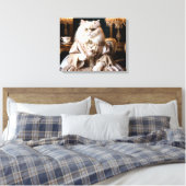 Toile Regal Cat in Gown (Insitu(Chambre))