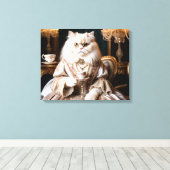 Toile Regal Cat in Gown (Insitu (Plancher de Bois))