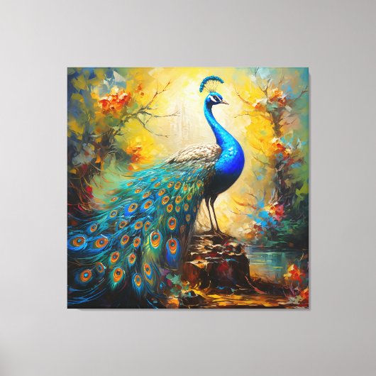Toile Regal Peacock (Recto)