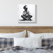 Toile "Regard d'espoir" (Insitu(Chambre))
