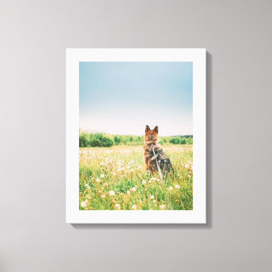 Toile Regard Fidèle dans la Prairie (Recto)