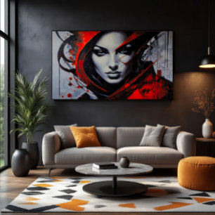 Toile Regard Intense