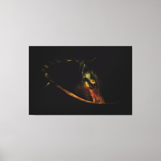 Toile Regard majestueux : Portrait du Cheval de Beaux-Ar (Recto)