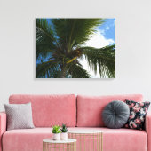 Toile Regard sur le palmier à coco Nature tropicale (Insitu(Salon))