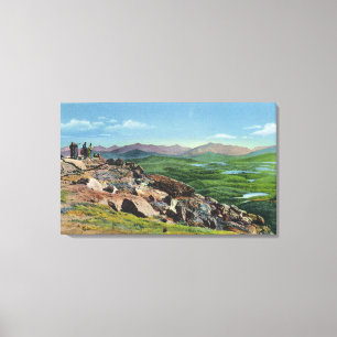 Toile Regard vers le bas du mémorial Hwy de Whiteface