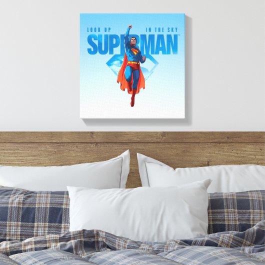 Toile Regarde ça, Superman (Insitu(Chambre))