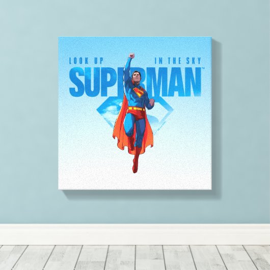 Toile Regarde ça, Superman (Insitu (Plancher de Bois))