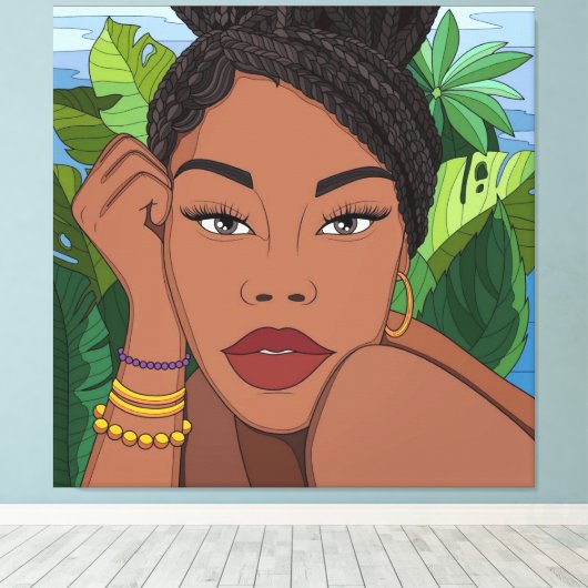 Toile Regarde son éclat (Insitu (Plancher de Bois))