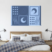 Toile Regarder l'impression 3 canvas (Insitu(Chambre))