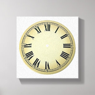 Toile Regardez Pas De Mains Horloge Visage Enveloppé Toi