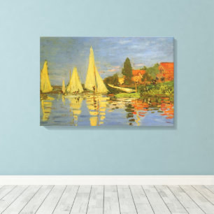 Toile Régate à Argenteuil par Claude Monet