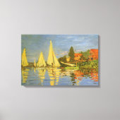 Toile Régate à Argenteuil par Claude Monet (Recto)
