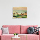 Toile Régate à Villerville par Gustave Caillebotte (Insitu(Salon))