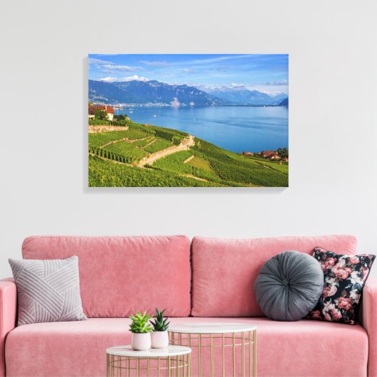 Toile Région du Lavaux, Vaud, Suisse (Insitu(Salon))