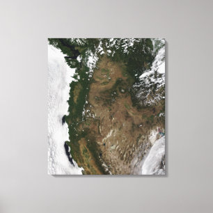 Toile Région du Nord-Ouest du Pacifique des États-Unis