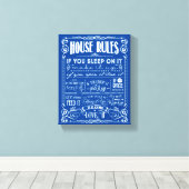 Toile Règlement de la maison décoratif (Insitu (Plancher de Bois))