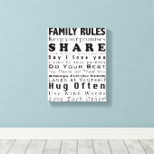 Toile Règles de famille (Insitu (Plancher de Bois))