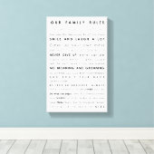 Toile Règles de famille (Insitu (Plancher de Bois))