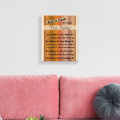 Toile Règles du ménage (Insitu(Salon))