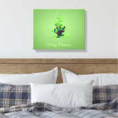 Toile Reindeer Dancing Guitare Joyeux sapin de Noël (Insitu(Chambre))