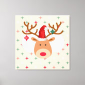 Toile Reinder de Noël (Recto)