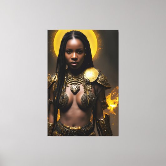 Toile Reine africaine 019 (Recto)