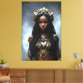 Toile Reine africaine 067 (Insitu(Salon))