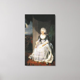 Toile Reine Charlotte, 1789-1790, épouse de George III