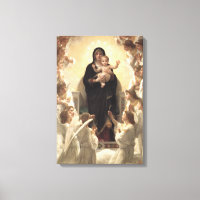 Reine des Anges Regina Angelorum par Bouguereau