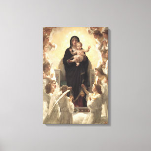 Toile Reine des Anges Regina Angelorum par Bouguereau