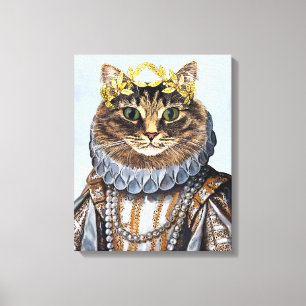 Toile Reine des chats