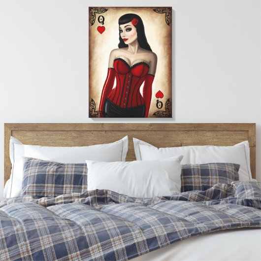 Toile Reine des Coeurs (Insitu(Chambre))