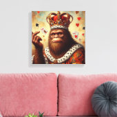 Toile Reine des Coeurs de Bigfoot (Insitu(Salon))