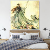 Toile "Reine des fées" par Arthur Rackham (Insitu(Chambre))