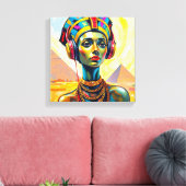 TOILE REINE NEFERTITI (Insitu(Salon))