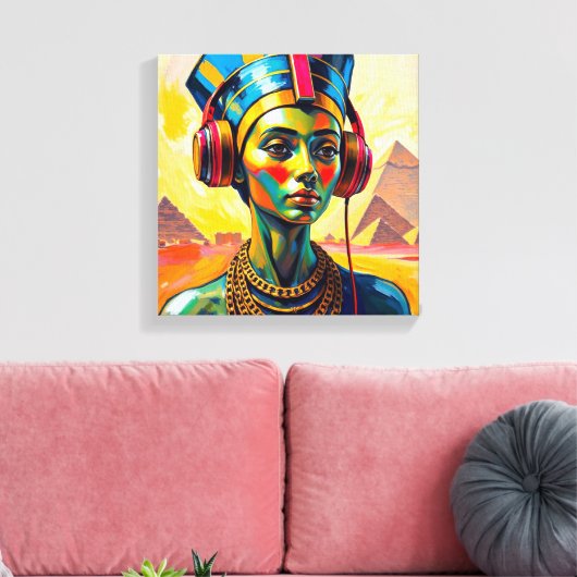 TOILE REINE NEFERTITI 2 (Insitu(Salon))
