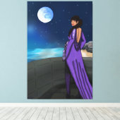 Toile Reine sur son balcon (Insitu (Plancher de Bois))