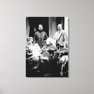 Toile Reine Victoria, tsar Nicholas II