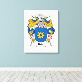 Toile Reis Family Crest (Insitu (Plancher de Bois))