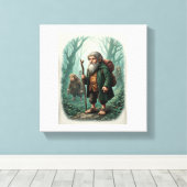 Toile Rejoignez un groupe de hobbits sur leur voyage fan (Insitu (Plancher de Bois))