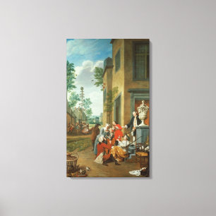 Toile Réjoissances de villageois