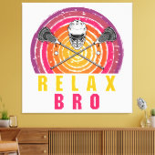 Toile Relax Bro Lacrosse (Insitu(Salon))