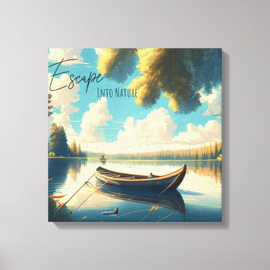 Toile Relax | Thème Camping | ART NUMÉRIQUE (Recto)