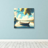 Toile Relax | Thème Camping | ART NUMÉRIQUE (Insitu (Plancher de Bois))