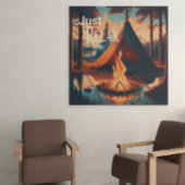 Toile Relax | Thème Camping | ART NUMÉRIQUE