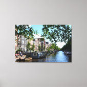 Toile "Relaxant Amsterdam Day" Holland Canvas Wall Art (Recto)