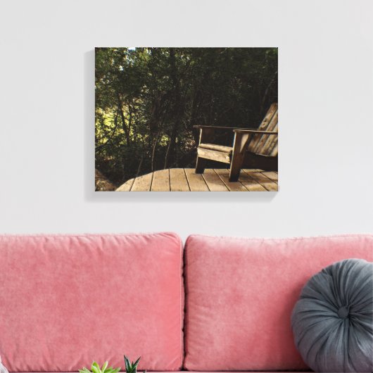 Toile Relaxez-vous dans les Bois sur un (Insitu(Salon))