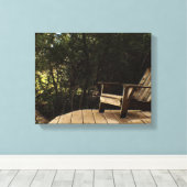 Toile Relaxez-vous dans les Bois sur un (Insitu (Plancher de Bois))