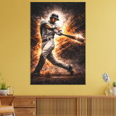 Toile Relentless Impact – Baseball Power Swing (Insitu(Salon))