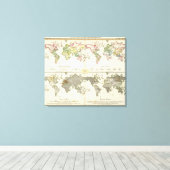 Toile religion d'emploi Carte du gouvernement (Insitu (Plancher de Bois))